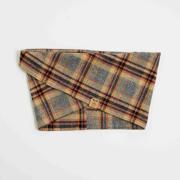 Large Flannel Dog Bandana Infinity Scarf for Medium to Large Breeds - Picture 10 of 12